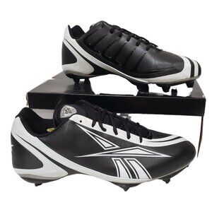 Reebok Equipment NFL Pro BurnerSpd Low‎ SD3 Black/White - Size 14
